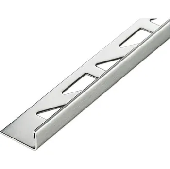 Stavební profil Lišta Akkit nerez L profil 11x3000 mm stříbrná