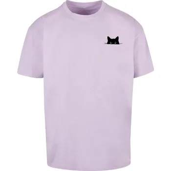 Pánské oblečení Halloween - Cat Tee - lilac XS