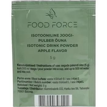 Energetický nápoj Lyofilizované jídlo Food Force - Jablečný izotonický nápoj 5g