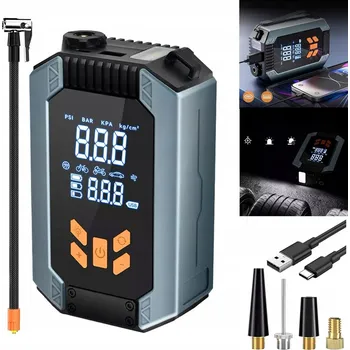 IP kamera PRZENOŚNA POMPA POWIETRZA S LCD MANOMETREM PRO KOLA AUTA MOTOCYKLU