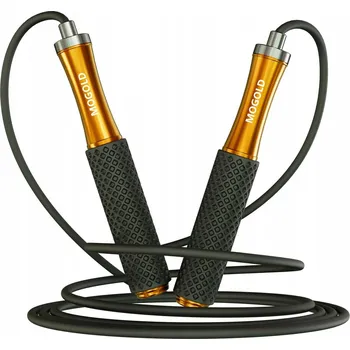 Švihadlo MOGOLD Švihadlo pro dospělé Fitness s kovovou rukojetí, 3 m, nastavitelné