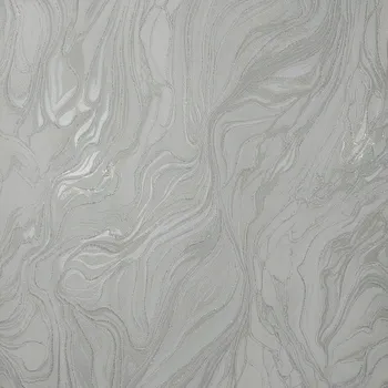 Tapeta TAPETA HRUBÁ ŠEDO-STŘÍBRNÁ S VROUBOVANOU STRUKTUROU PRO CELÝ POKOJ