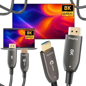 Video kabel Aktivní optický kabel OVOLO bez EMI rušení ALLM 15m HDMI - HDMI 15 m