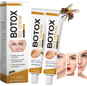 Pleťový krém 2 ks. KRÉM PROTI VRÁSKÁM VČELÍ JED na obličej a krk