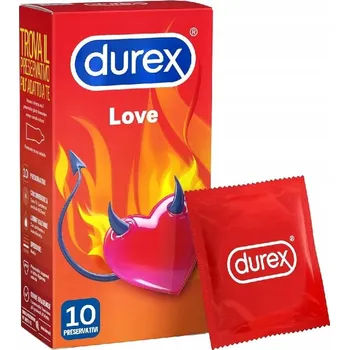 Kondom Durex Kondomy pro ochranu Durex Love 10 Kusů, 10 Ks