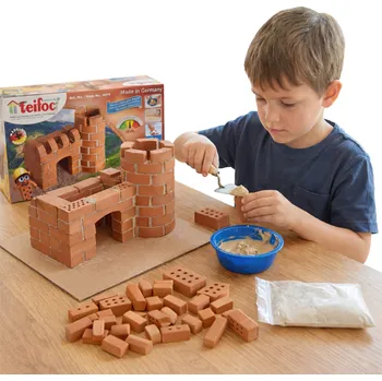 ostatní stavebnice Stavebnice Cihliček Stavebnice pro děti Teifoc Malý Zámek 100 dílků