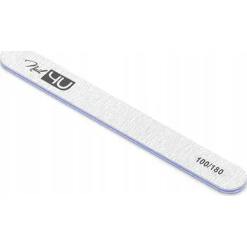 Nail4U Basic 100/180 šedý rovný papírový Pilník