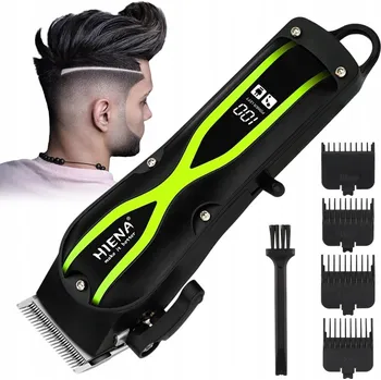 Strojek na vlasy STROJEK NA VLASY TICHÝ MOTOR 2H NABÍJENÍ 180MIN PROVOZ ZELENÁ ABS OCEL