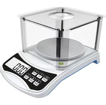 Laboratorní váha CX598B 1000 g/0,01 g, Ø 123mm digitální váha s ochranným krytem