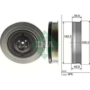 Řemenice, klikový hřídel Schaeffler INA 544 0503 10