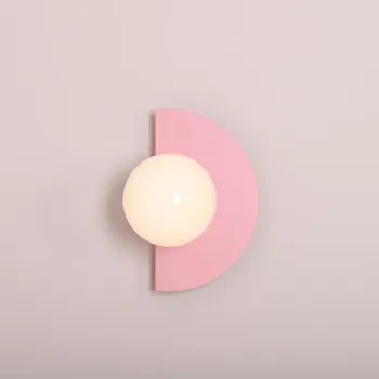 Nástěnné svítidlo Nástěnné svítidlo LOOP WALL BABY PINK - Aldex