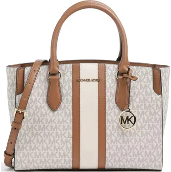 Kabelka Michael Kors kabelka do ruky i přes rameno Becca logo vanilla