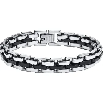 Náramek B-TOP Pánský dvoubarevný nerezový náramek Duo