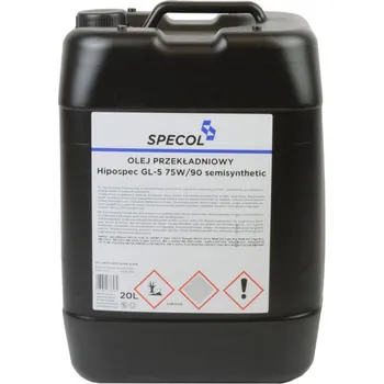 Motorový olej Specol Hipospec GL-5 semisynthetic 75W-90 20L
