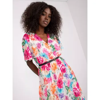 Dámské šaty Šaty DHJ SK 13162.92 světle béžová jedna velikost