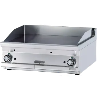 Kuchyňský gril Grilovací deska 76x51 plynová hladká bez podestavby | RM - FTLT-78G