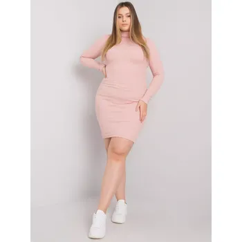 Dámské pončo Sukienka-RV-SK-R5133.07P-světle růžová L/XL