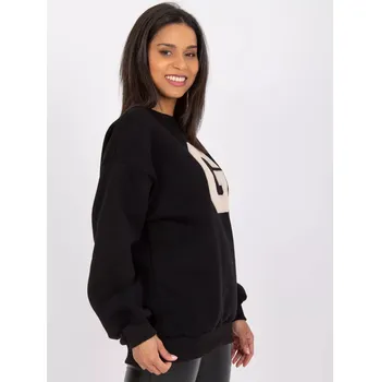 Dámská halenka Mikina EM BL 617/G.11 černá jedna velikost