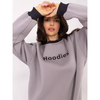 Dámská mikina Mikina EM BL 983.10X světle šedá jedna velikost