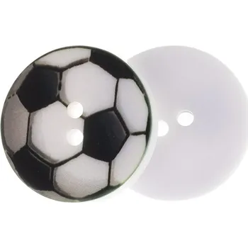 Knoflík - sada 6 ks Bílá 349892II průměr 15 mm