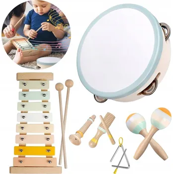 Dřevěná hračka DREWNIANA ZABAWKA EDUKACYJNA BAREVNÁ, STYL BOHO, DO DĚTSKÉHO POKOJE