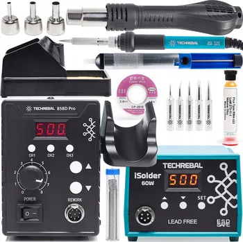 Páječka HORKOVZDUŠNÁ PÁJECÍ STANICE 858D A PÁJECÍ STANICE S HROTEM 936 TECHREBAL