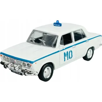 autíčko KOLEKCE PRL FIAT 125p MILICE BÍLÝ 1:43
