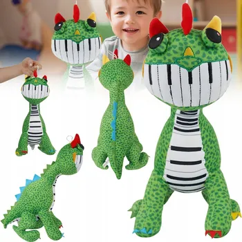 plyšák ZELENÝ DINOSAURUS PLYŠOVÝ MAZLÍČEK PŘÍTULNÍČEK 30 CM MĚKOUČKÝ PLYŠÁK IDEÁLNÍ JAKO DÁREK