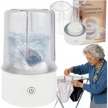Praní a péče o prádlo MINI PŘENOSNÁ PRAČKA 1L NA PRÁDLO, USB NABÍJENÍ, TURYSTYCZNA