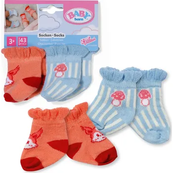Panenka Zapf BABY born Ponožky pastelové (2 páry), 2 druhy, 43 cm
