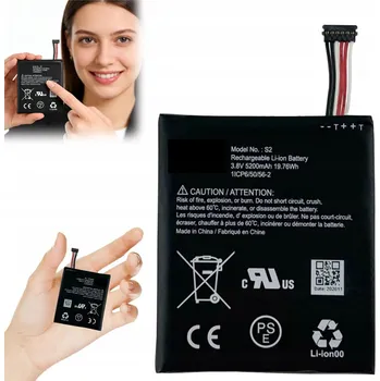 IP kamera 5200MAH BATERIE DO ZVONKU AKUMULÁTOR PRO RING S2 SE 6-PINOVÝM KONEKTOREM