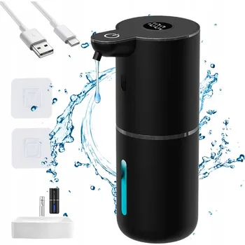 Dávkovač mýdla Bezdotykový dávkovač mýdla Bedee na kuchyňskou dávkovač 380 ml černý