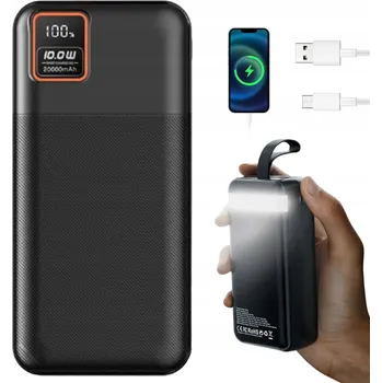Powerbanka PŘENOSNÁ NABÍJEČKA 42000 MAH 22.5 W PD QC3.0 3 ZAŘÍZENÍ JEDNOCZEŚNIE LED