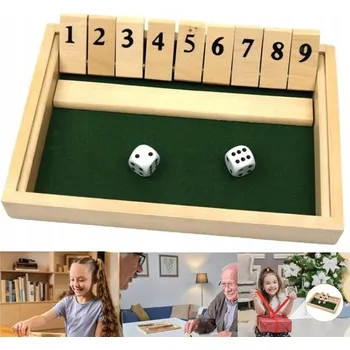 Dřevěná hračka KLASICKÁ VZDĚLÁVACÍ HRA S ČÍSLY – HRAČKA PRO ROZVOJ LOGICKÉHO MYŠLENÍ