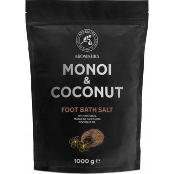 Koupelová sůl AROMATIKA Sůl do koupele nohou Kokos 1000g Aromaterapie