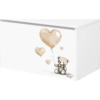 Dětské zboží Box na hračky Nellys - Teddy love - béžový