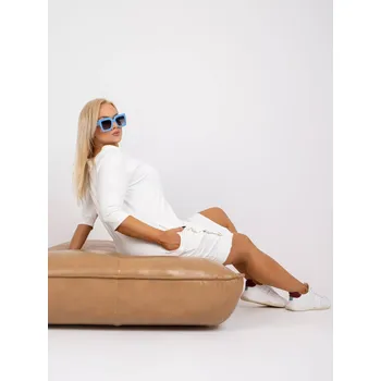 Dámské šaty Šaty RV SK 7782.10x bílá jedna velikost