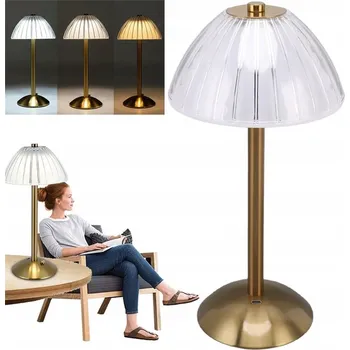 Lampička Stolní lampa do ložnice Noční LED Bezdrátová 3 režimy Sada