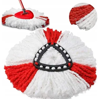 mop 10X VLOŽKA DO MOPU ROTAČNÍ MOP NÁHRADA VILEDA TURBO HLAVICE MEGA ABSORPČNÍ