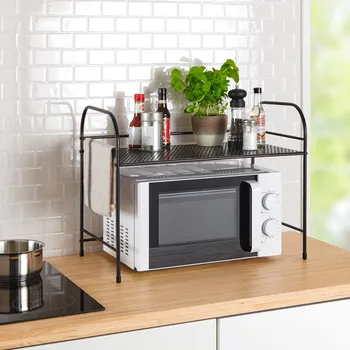 police Die moderne Hausfrau Police nad mikrovlnkou Extra černá