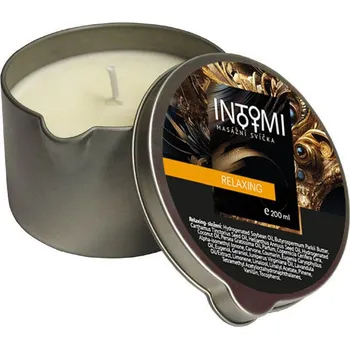 Masážní přípravek Eureko Masážní svíčka INTIMI Relaxing, 200 ml