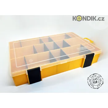Úložný box Organizér MontiBox 2516 žlutý/šedý