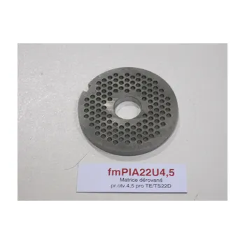 Kuchyňský mlýnek Matrice Děrovaná pr.otv.4,5 pro TE/TS 22 D