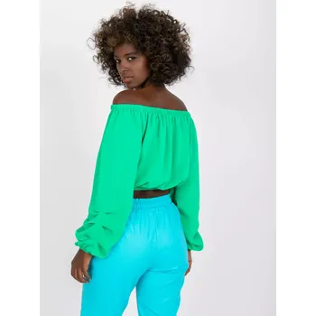 Dámská halenka Halenka DHJ BZ 6816.57 zelená jedna velikost