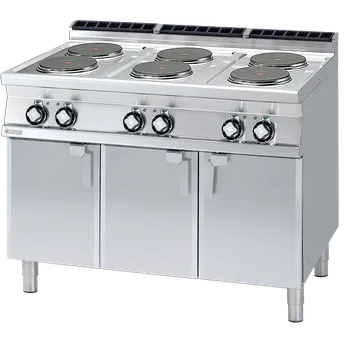 Sporák Sporák elektrický 6x plotýnka s podestavbou 400 V | RM - PC-712ET