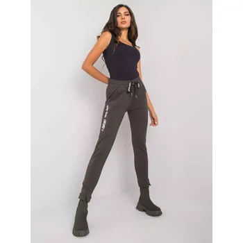 Dámské kalhoty Tepláky RV DR 7071.20 tmavá khaki M