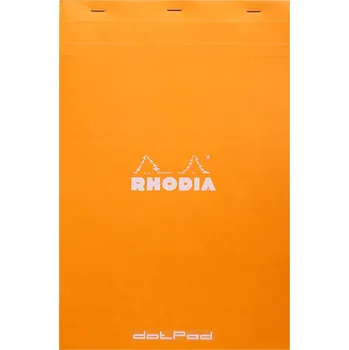 Blok Blok Rhodia N°19 A4+ 21x31,8 cm, puntíky, oranžový