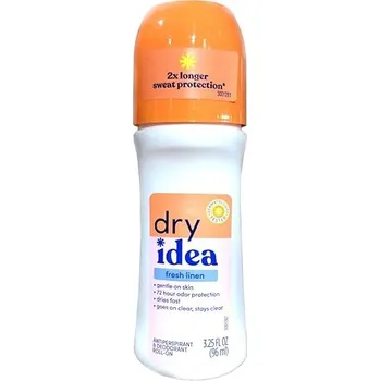 Kuličkový antiperspirant Dry Idea, Fresh Linen (Svěží prádlo), 96 ml