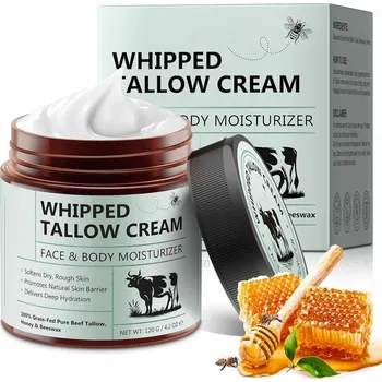 Pleťový krém Medový balzám s hovězím lojem hydratační vyživující proti stárnutí 120g