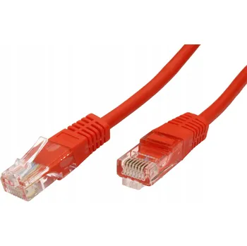 Síťový kabel Patchcord Roline U/UTP 5e RJ45 / RJ45 2 m červený